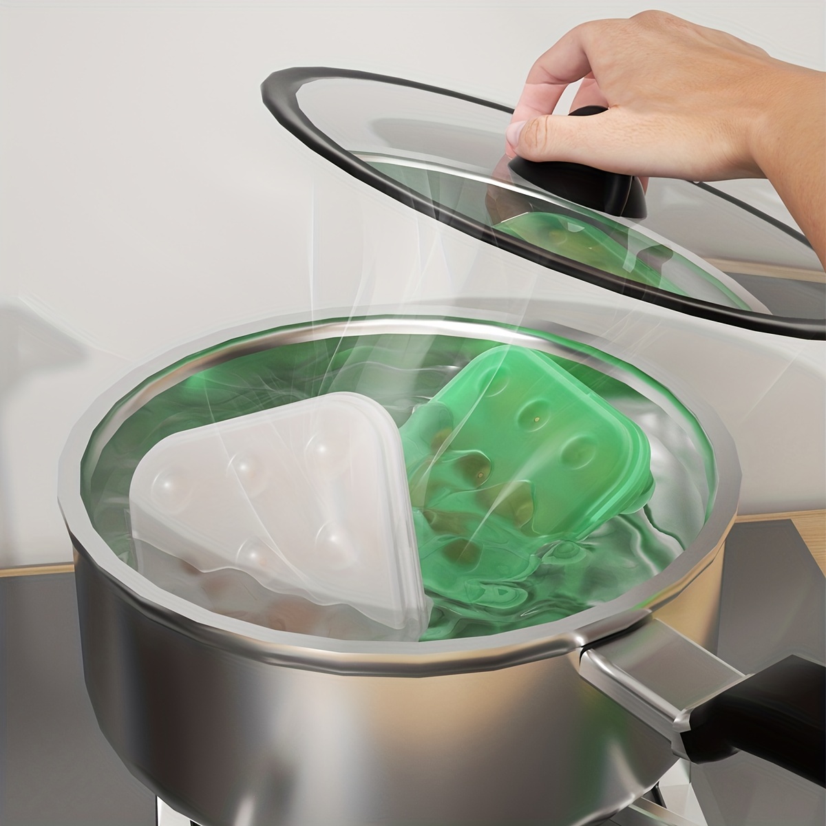 Portable Picnic Egg Organizer Silicone Anti-collision Kitchen Refrigerator Crisp
