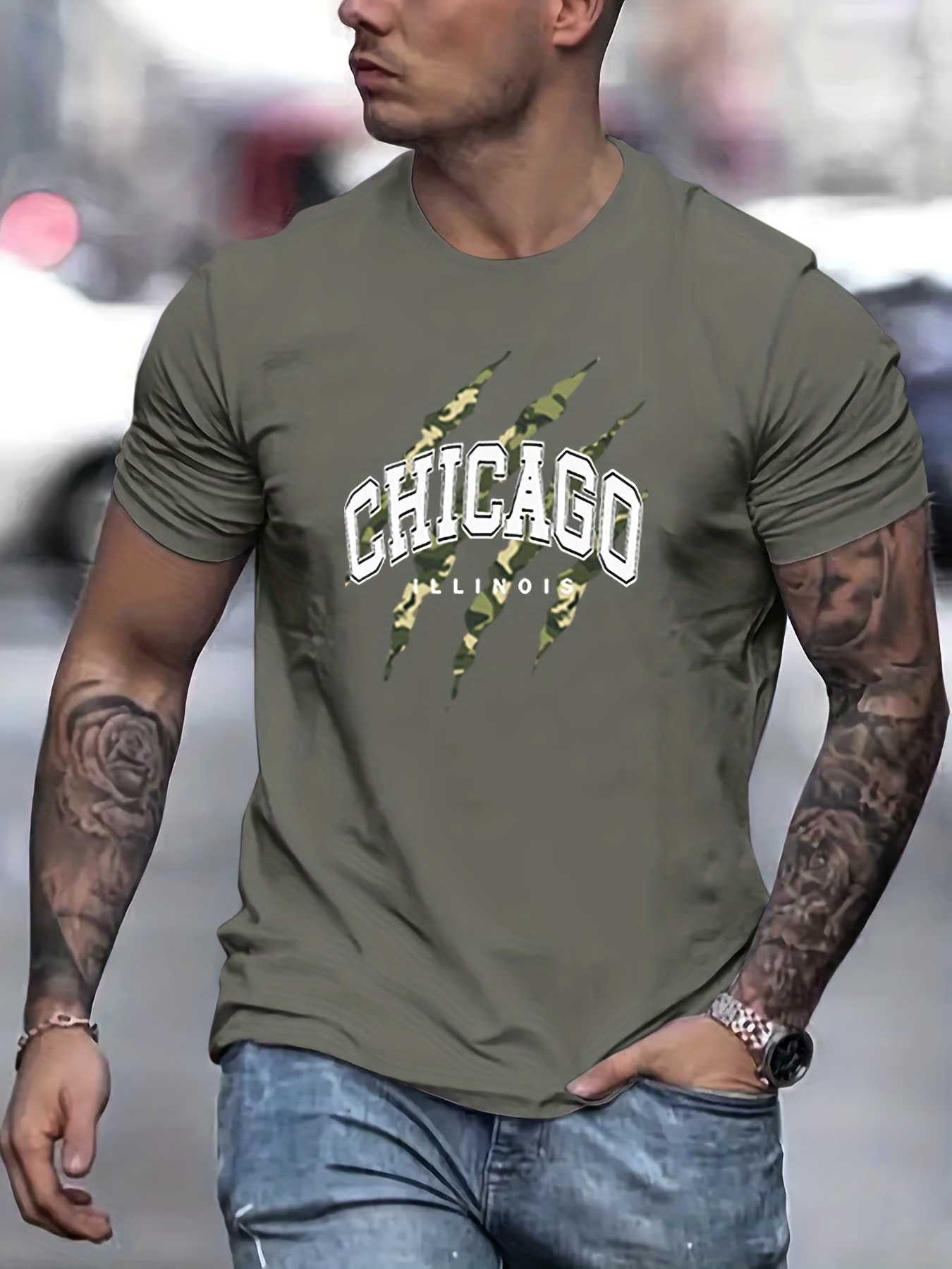 Chicago T-Shirt, Chicago Hoodie Men, Chicago Football Shirt, Chicago Shirts  For Women, Chicago Sweatshirt Men