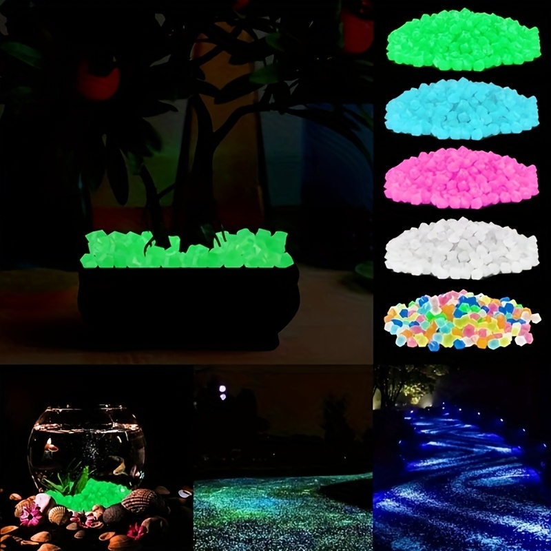 Glow Rocks Orange Glowing Garden Pebbles,Decorative Stones That Glow in The  Dark,Potted Fish Tanks,Glowing Plastic Pebbles (200PCS) : : Pet  Supplies