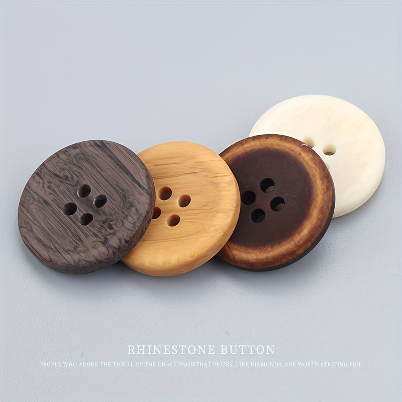 Transparent Buttons Concealed Buttons Coat Inside Buttons - Temu