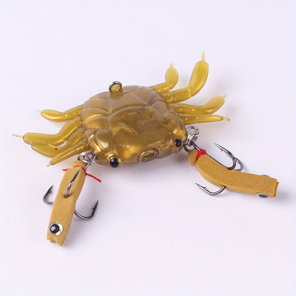 Artificial Crab Lure 3pcs Artificial 3D Simulation Crab Lure Baits