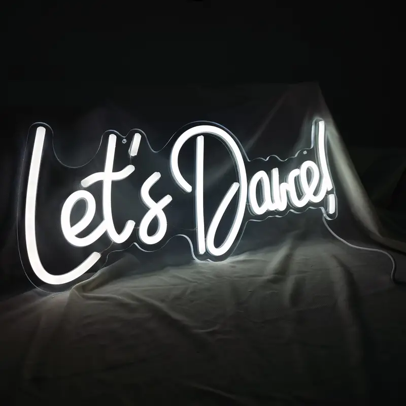 Dance Neon Sign Let's Dance Led Light for Party