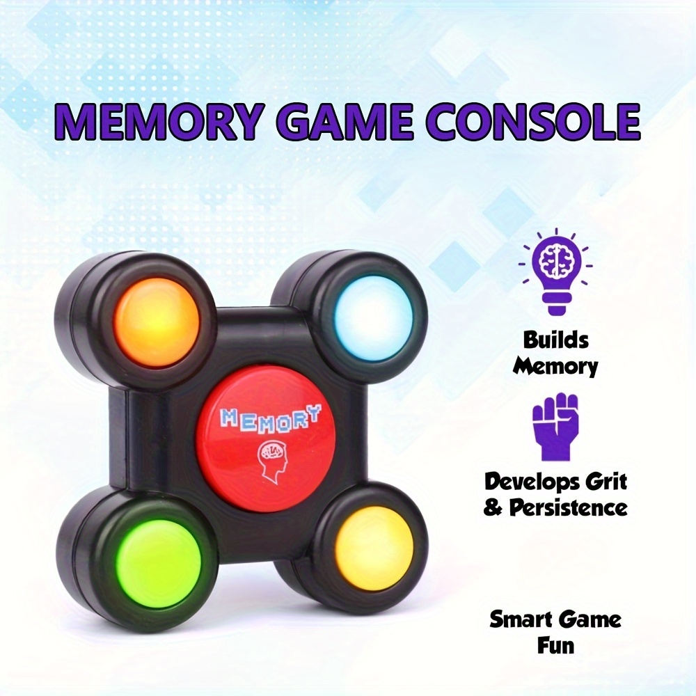 Flashing Cube Electronic Memory Brain Game 4 in 1 Handheld - Temu