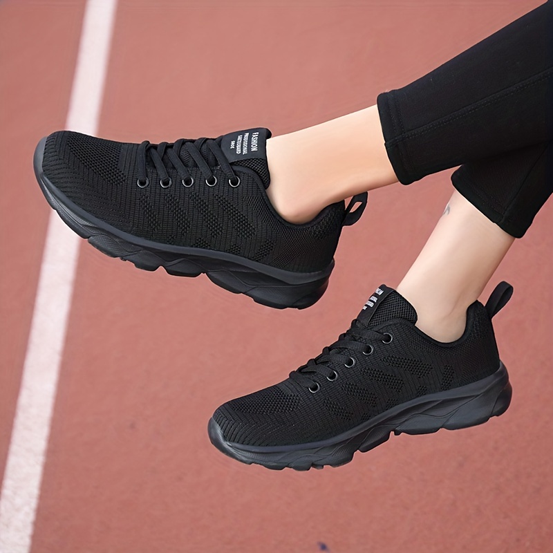 Women's Sporty Lace Outdoor Running Shoes Non slip Versatile - Temu