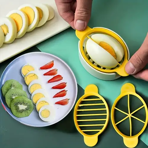 2-in-1 Egg Maker Kitchen Multi-function Egg Cutter Slice Cut