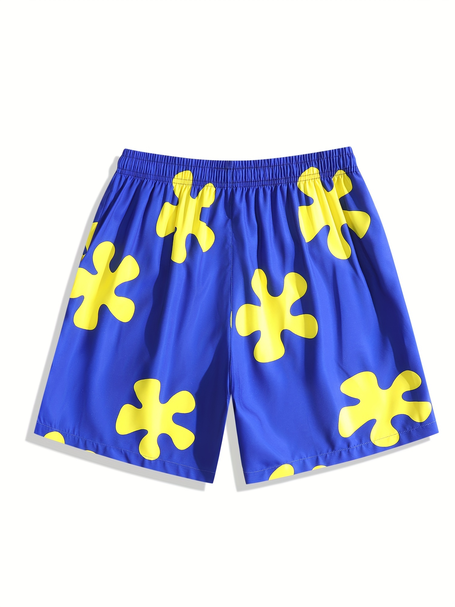 Shorts com cordão com estampa floral e elefante shorts - Temu Portugal