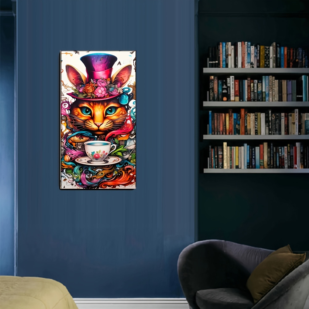 5D DIY Animal Diamond Painting Cat Full Square Diamond Art Embroidery  Mosaic Handmade Home Decoration