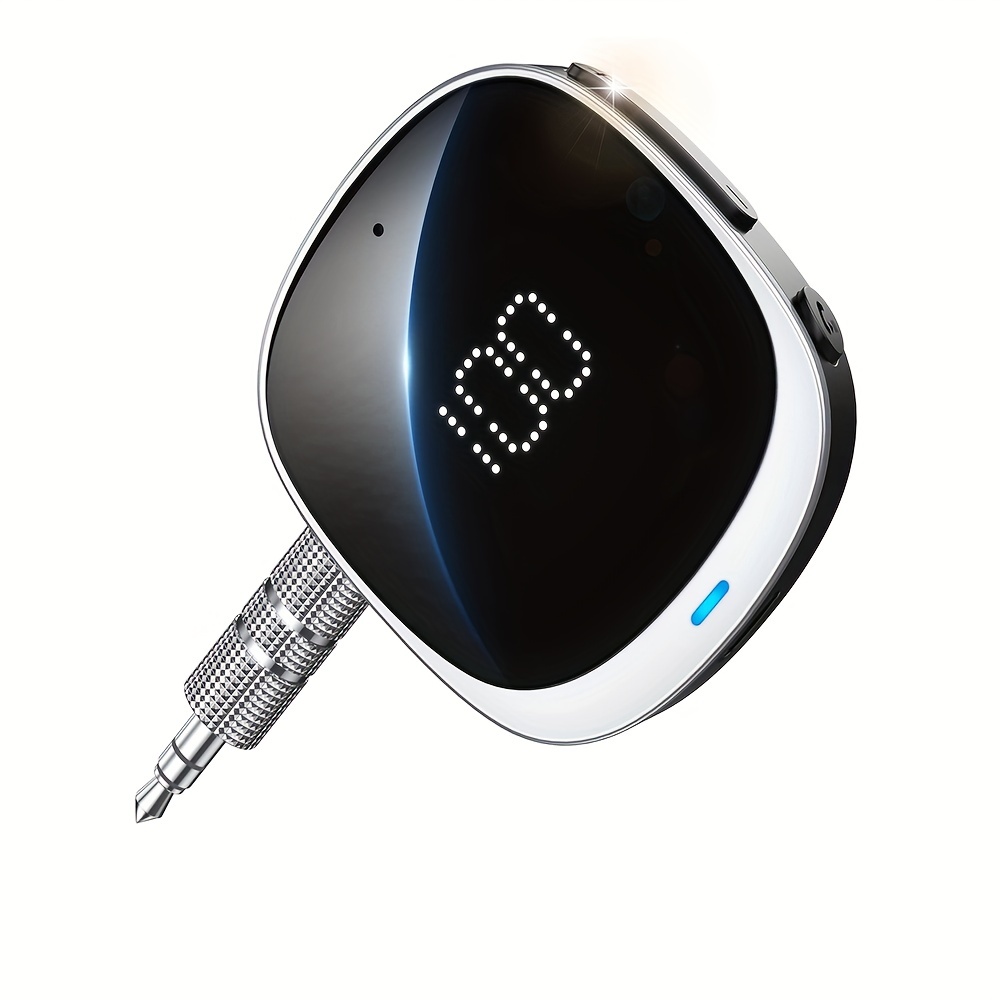 Adaptador receptor y transmisor inalámbrico Bluetooth 5,0, 2 en 1, conector  de 3,5mm para Audio de música de coche Aux A2dp, receptor de auriculares  manos libres - Historial de precios y revisión