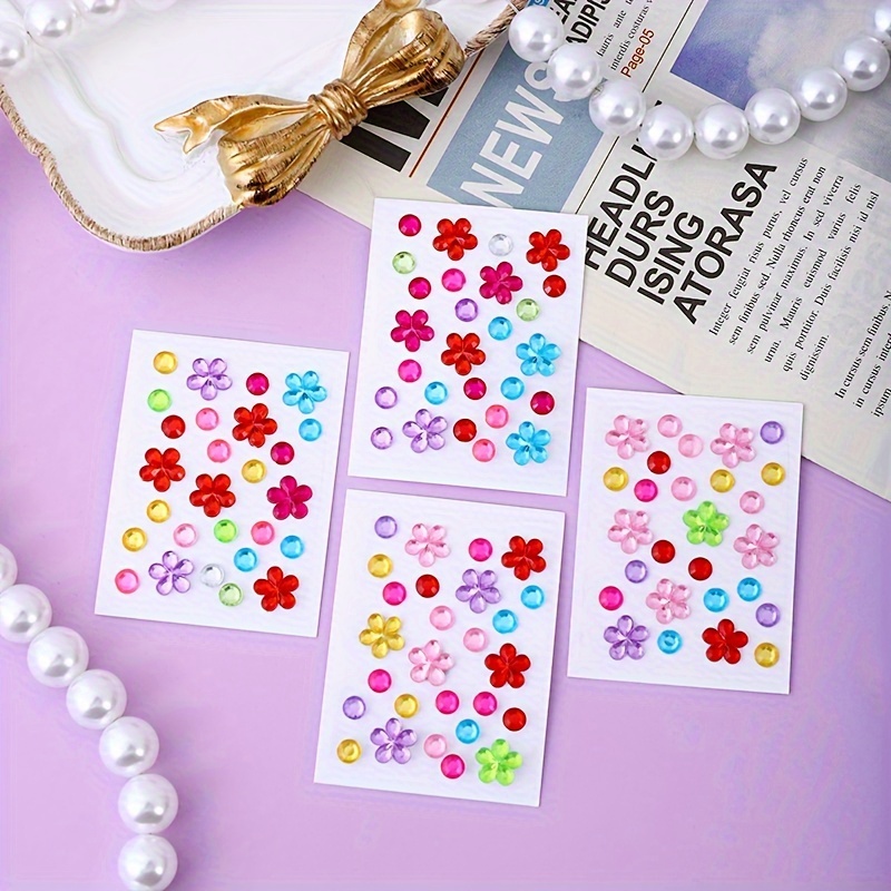 Heart/Circle/Star/Square Self-Adhesive Rhinestone Stickers Gemstone  Adhesive Stickers Craft Supplies - AliExpress