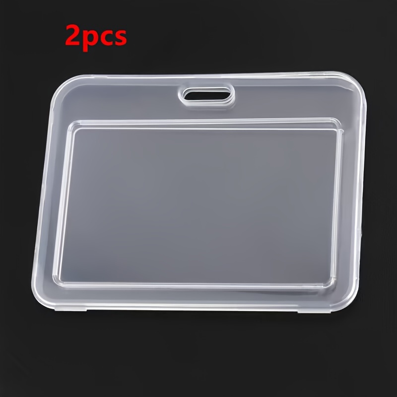 TEMU Transparent Office Card, Easy Clear Card Holder, Student Card Holder, Access Card Holder, Work Card, Card, Badge Holder, Credit Card, Holder