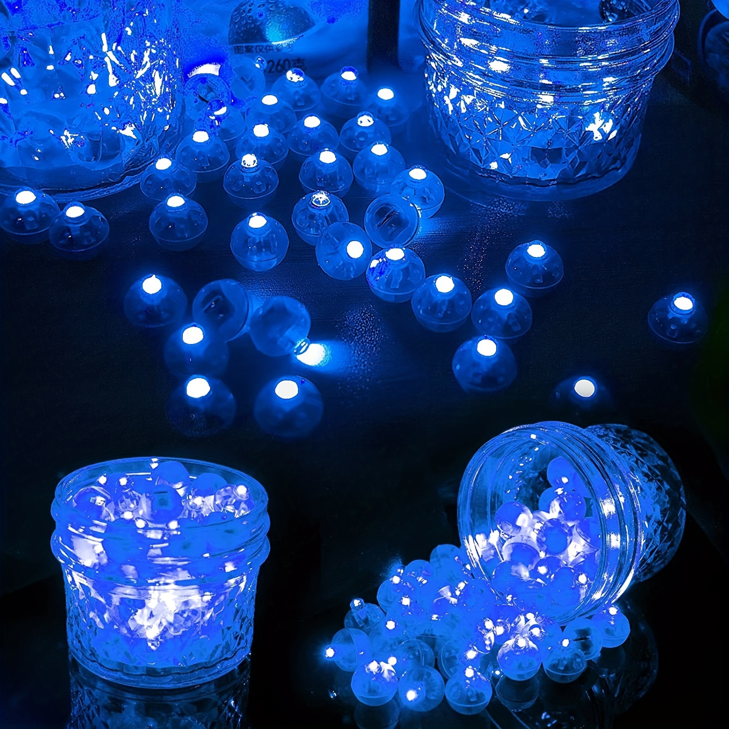20 50pcs 7 colors balloon lights long standby time mini ball light round led flash lamp for party wedding birthday festival new year and christmas halloween decorations details 8