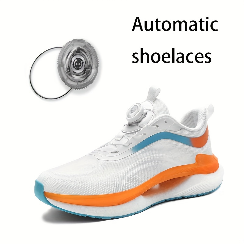 Metal Wire Swivel Automatic Buckle Shoelaces Sneaker - Temu Canada