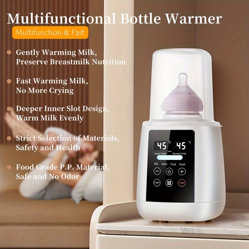 Calentador de biberones para leche materna y fórmula, calentador eléctrico  de botellas de leche rápido, calentador de alimentos para bebés con