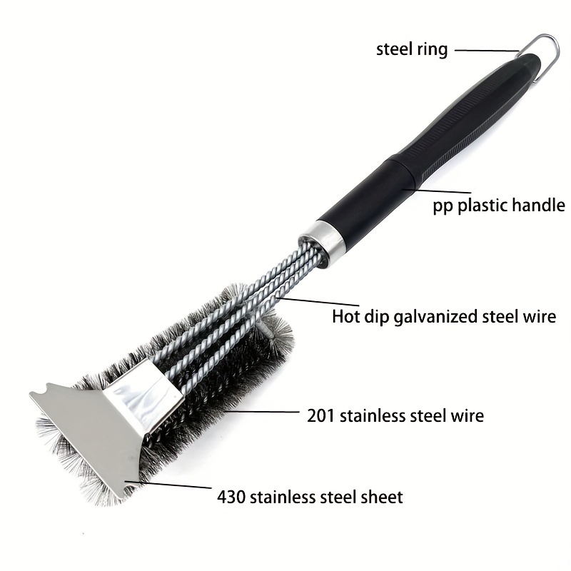 430 Stainless Steel Bbq Grill Scraper, Grill Grate Scraper Cleaner