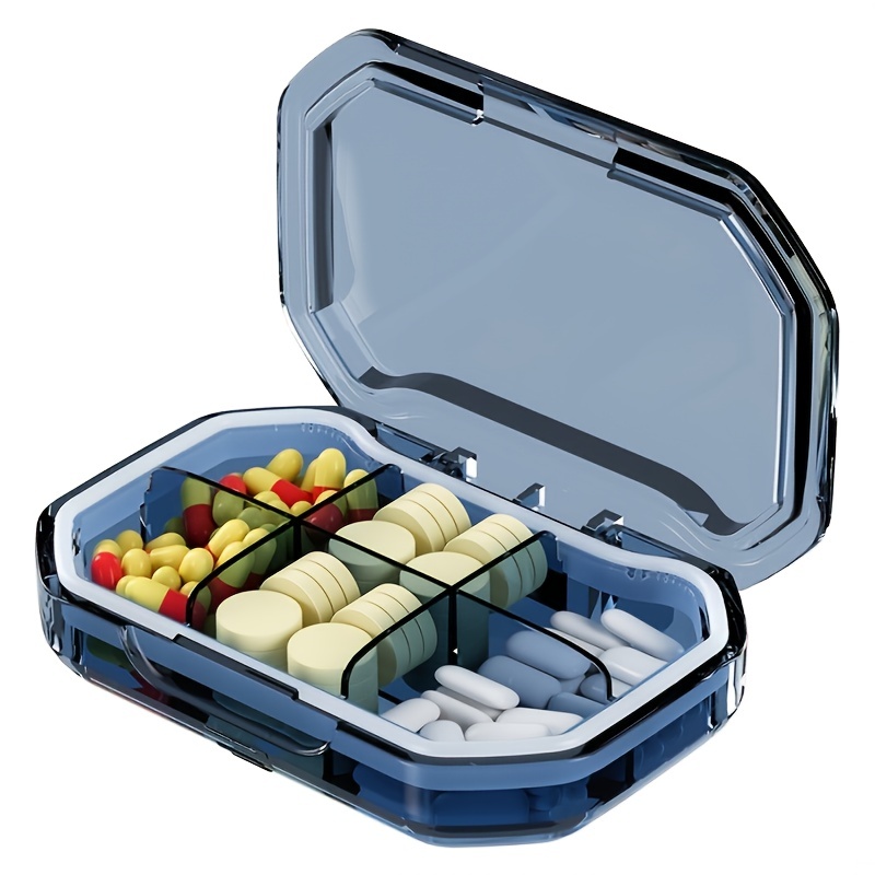 Large Compartment Pill Box 7 Day Medicine Storage Organizer