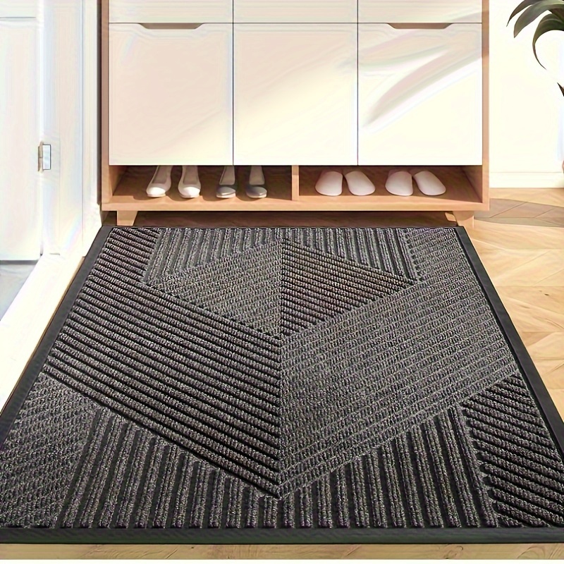 Welcome Door Mat with Non-Slip Heavy Duty Rubber Backing, Welcome