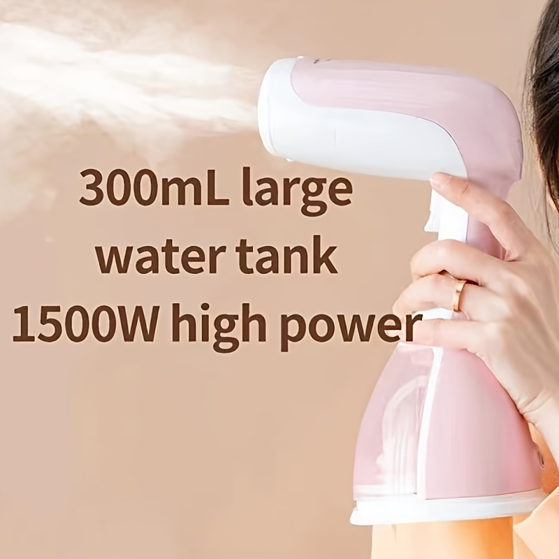 Steamer For Clothes,1500w Travel Garment Steamer Fabric Wrinkles