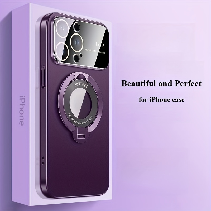Compre Funda De Soporte Magnético Para Iphone14 Pro Max Con