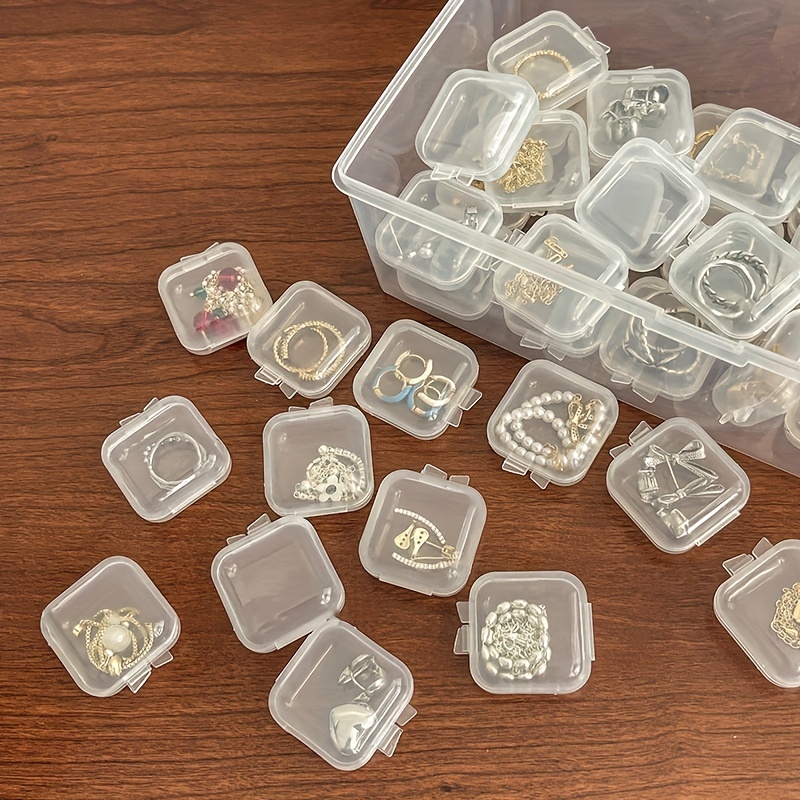 Dropship Clear Acrylic Jewelry Box Case For Bracelets Rings