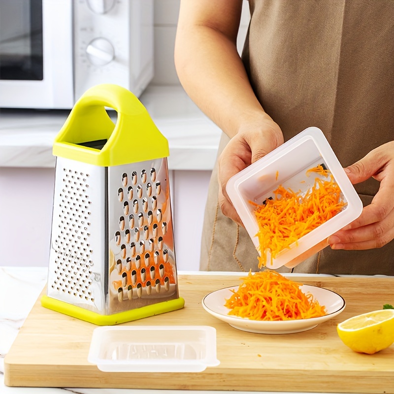 Cheese Grater, Box Grater for Cheese Stainless Steel Vegetable Slicer Food  Shred