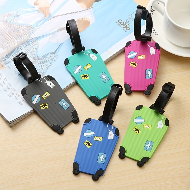 Pvc Luggage Name Tag Silicone Material Trolley Case Boarding