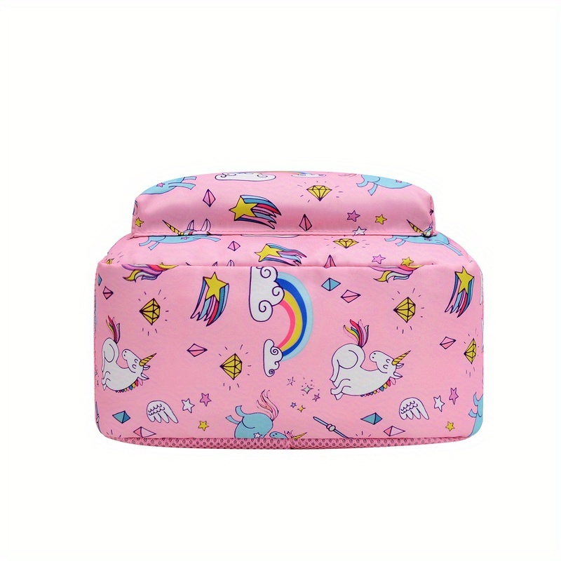 Kids Cartoon Backpack Large Capacity Lightweight Travel School Bag