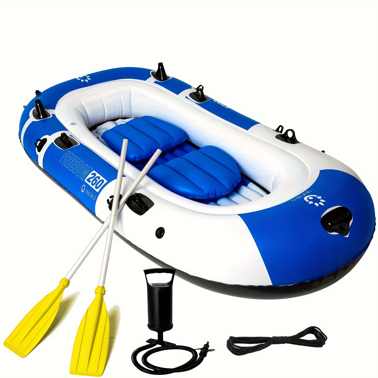 Pvc Inflatable Boat Set Boat Adults 1 2 2 3 Persons Kayak - Temu Philippines