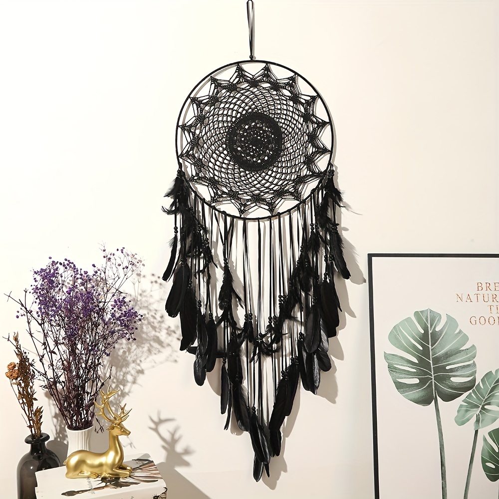 Bohemian Handmade Dream Catcher Moon Sun Design Boho Wall - Temu Canada