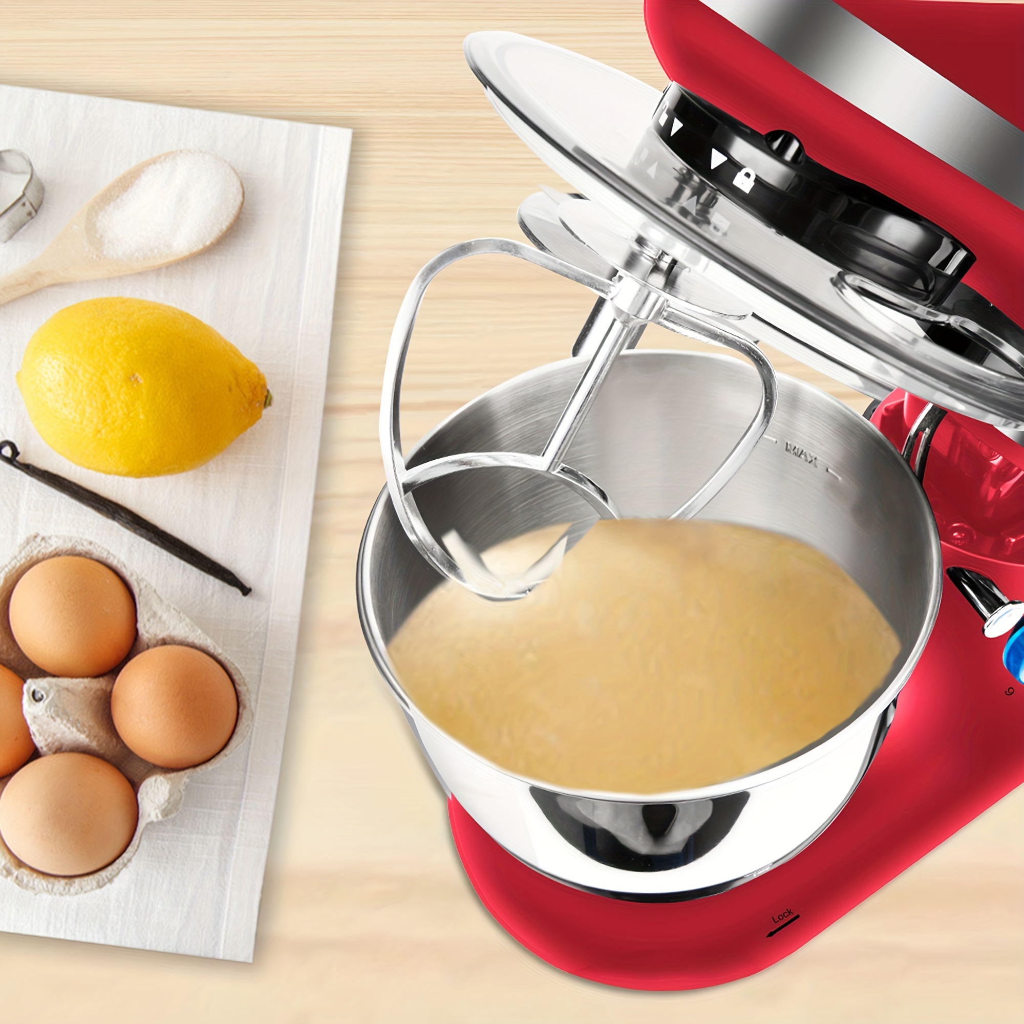 3/5L Electric Food Stand Mixer Cream Blender Dough Kneading Cake
