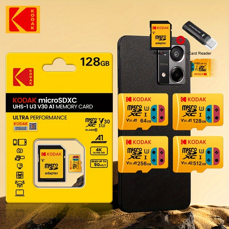 KEXIN Carte Micro SD 256GB 128GB 64GB Mémoire Carte + - Temu Canada