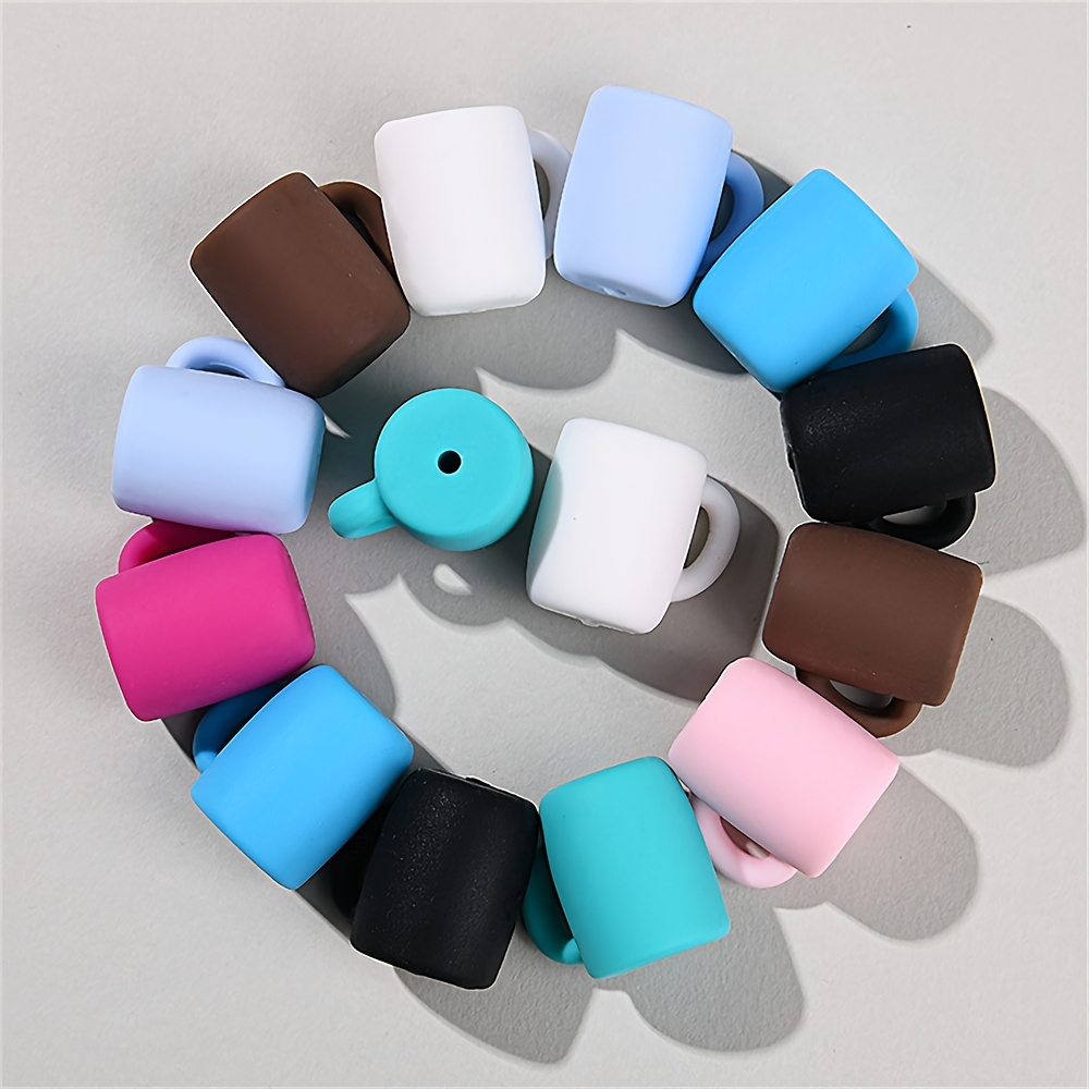 Silicone Loose Beads For Keychain Diy, Silicone Beads Round Rubber