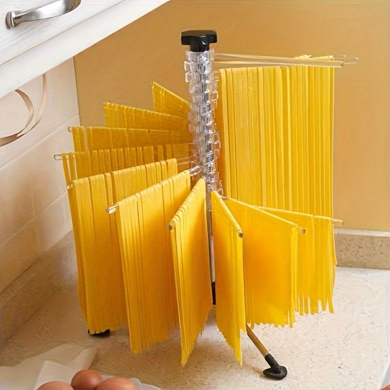 Noodle Drying Rack, Manual Rotating Noodle Drying Rack, Foldable Noodle  Dryer Rack, Hanging Noodle Rack, Noodle Holder, Easy Storage, Kitchen  Utensils, Kitchen Supplies, Back To School Supplies - Temu