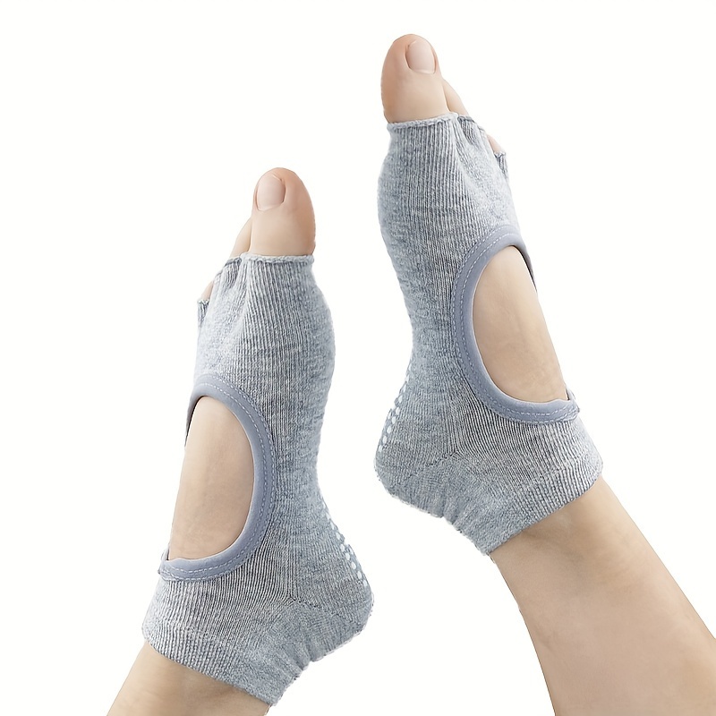 Women Pilates Socks Non Slip Breathable Yoga Socks Sports Ballet Dance Sock