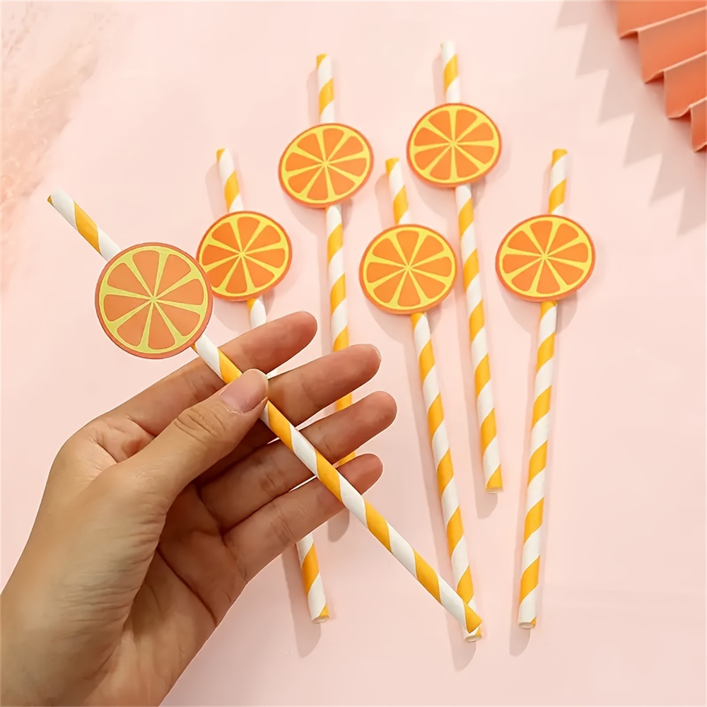 Disposable Biodegradable Small Bee Paper Straws Paper Straw - Temu