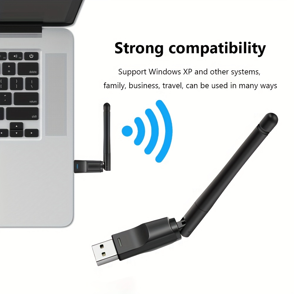 Mini Adaptateur WiFi USB 150 Mbps Réseau Sans Fil USB WiFi Émetteur Sans  Fil Décodeur IPTV