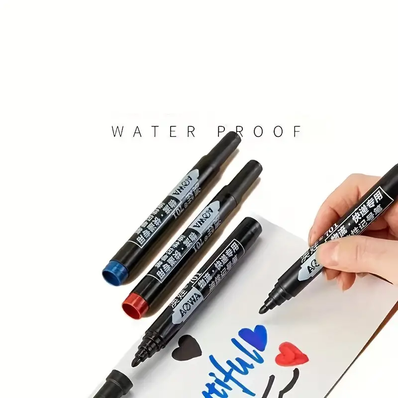Waterproof Marker Pen Is Very Suitable For Paper Steel - Temu