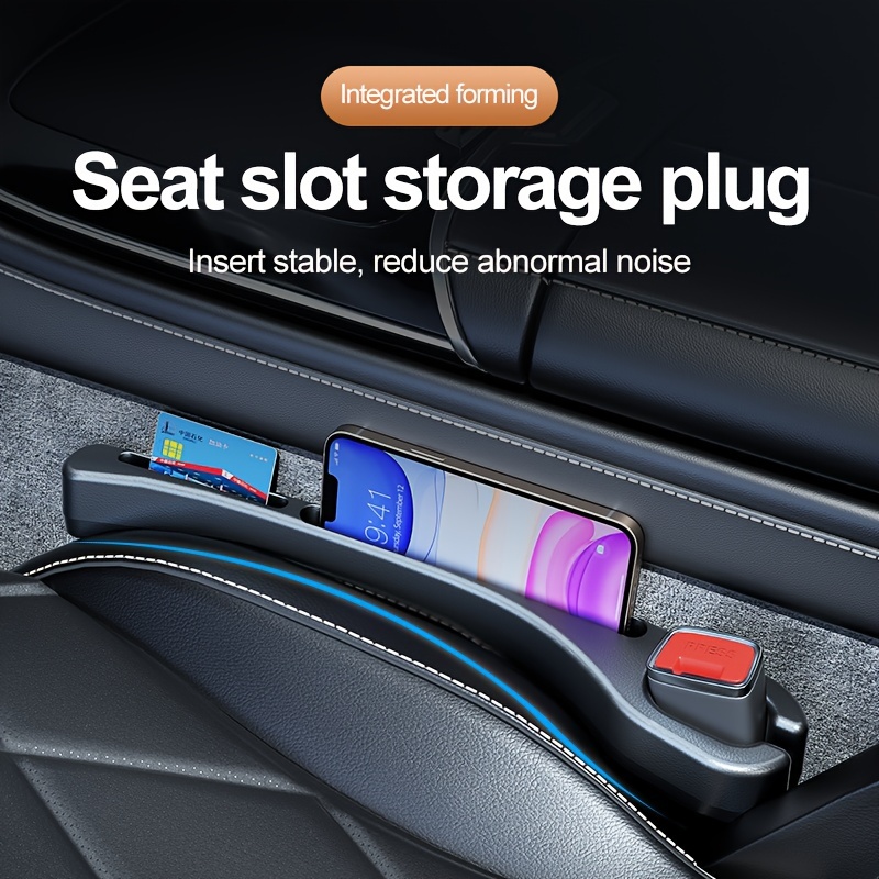 1pc/2pcs Car Seat Gaps Storage Box, Leak-proof Slot Filler Strip, Drop  Proof, Mobile Phone, Key Storage Rack, Car Interior Accessories