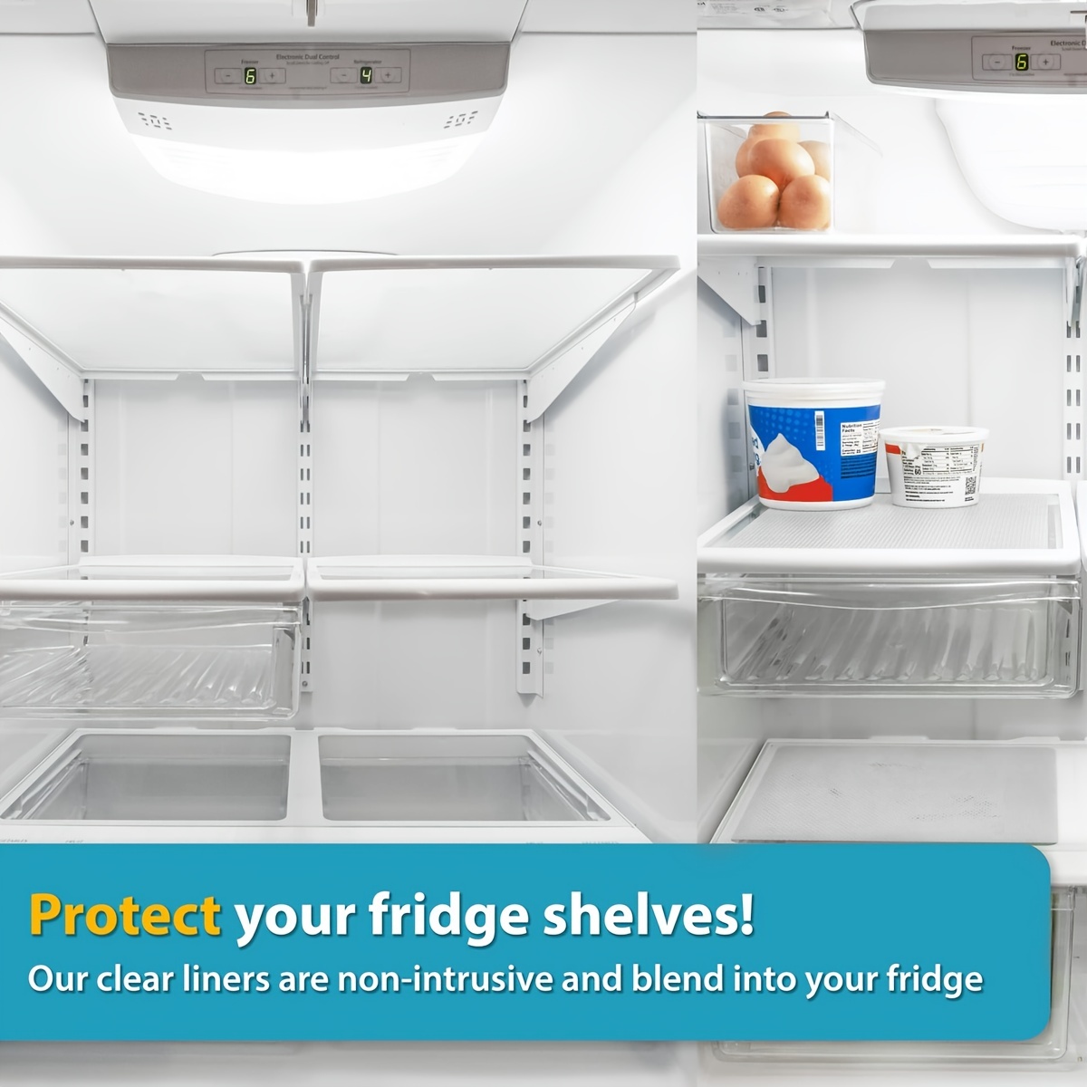  Refrigerator Mats for Glass Shelves, New Home Kitchen