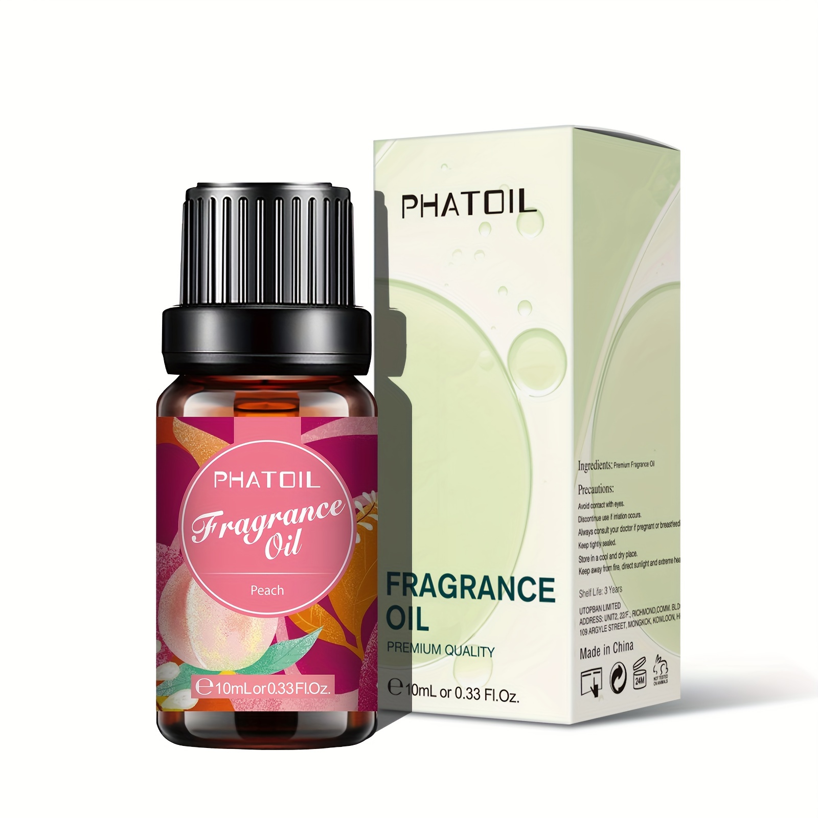 0.33fl.oz Peach Fragrance Essential Oil Perfume Oil For - Temu