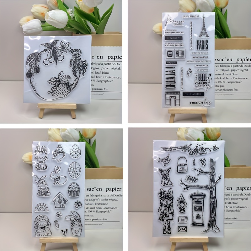 Transparent Stamp Clear Silicone Stamps For Cards Making Diy - Temu