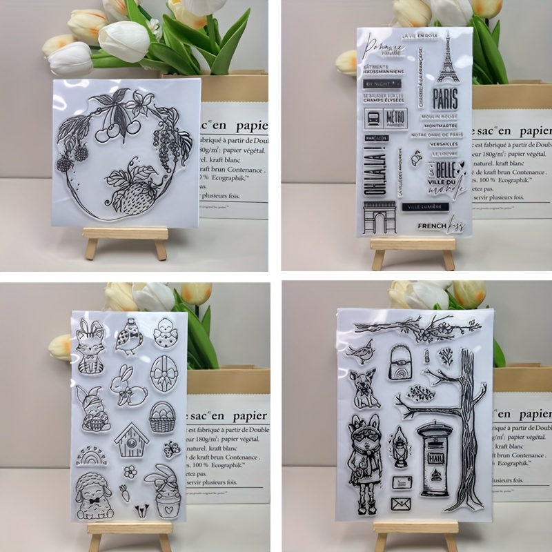 Transparent Stamp Clear Silicone Stamps Cards Making Diy - Temu