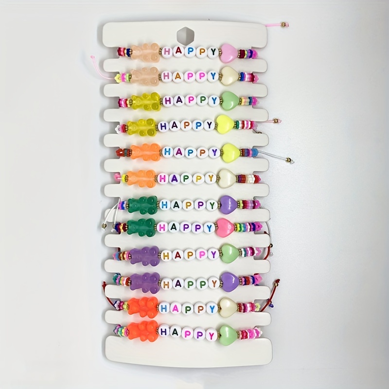Handmade Infinity Letter Bead Bracelet Set DIY Lucky Friendship Boho  Jewelry For Women And Men From Sleepybunny, $1.05