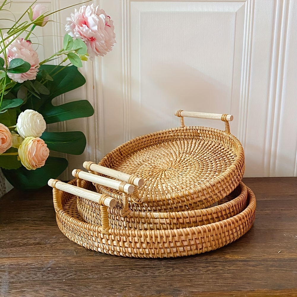 Wooden Basket - Temu