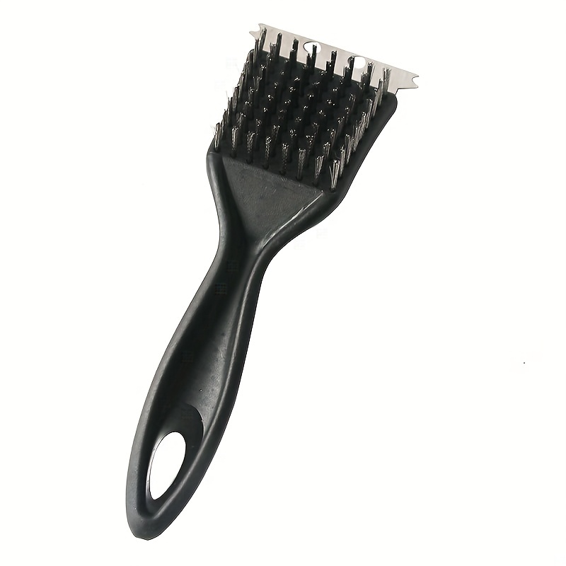 Bbq Grill Cleaning Mesh Rack Brush Scraper Safety Grill Brush For Grill  Cleaning, Outdoor Cleaning Tool - Temu