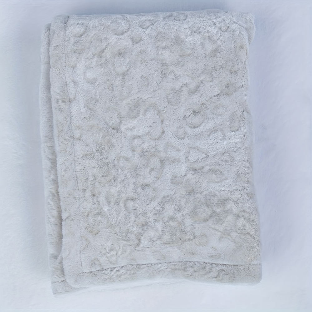 Double Layer Flannel Flower Baby Swaddle Blanket