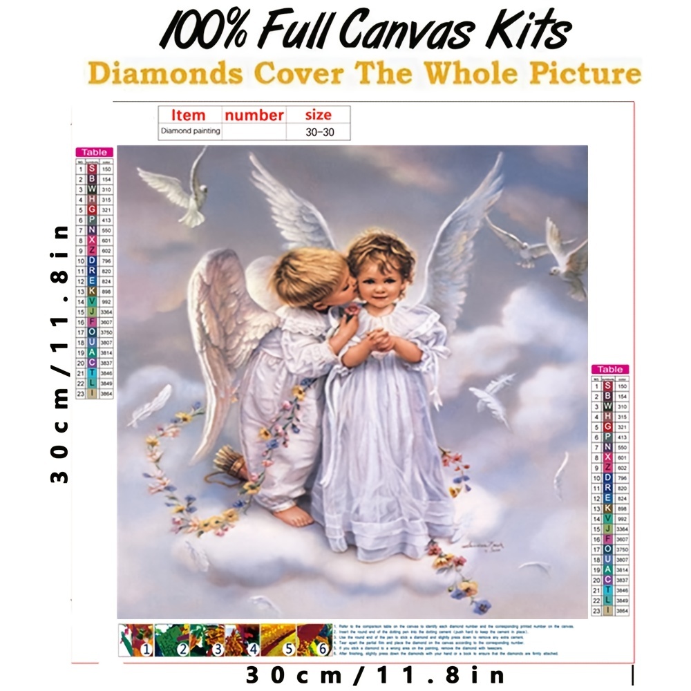 Sparkle Up Your Home Decor with 5D DIY Artificial Diamond Painting Set - 30x30cm (11.8x11.8 Inches)