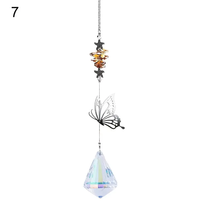 Hanging Butterfly Sun Catchers Hanging Crystals For - Temu