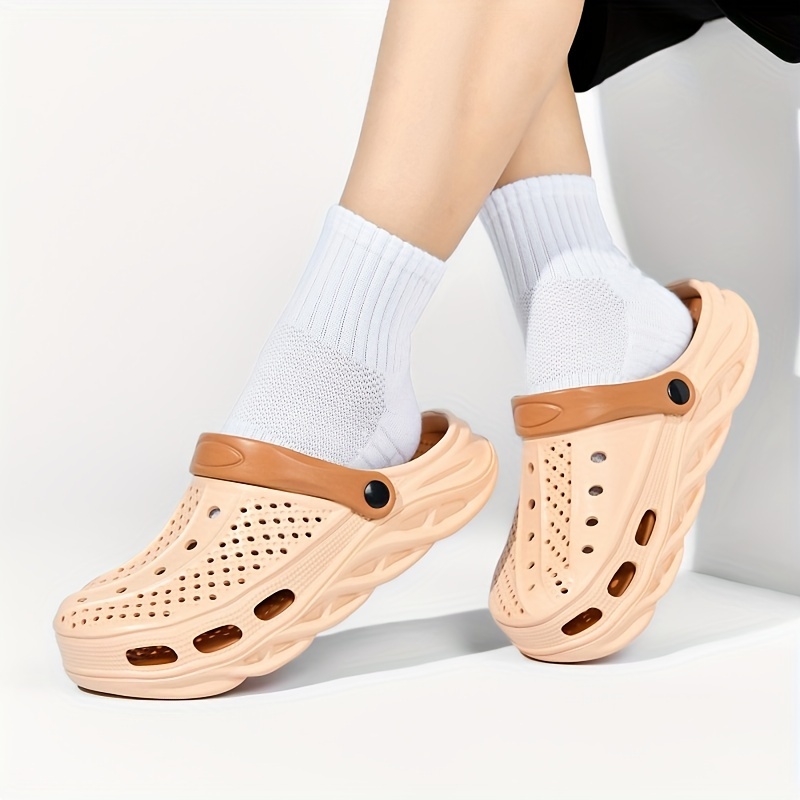 mens eva slides casual non slip slippers open toe shoes for indoor outdoor beach shower Product details 11