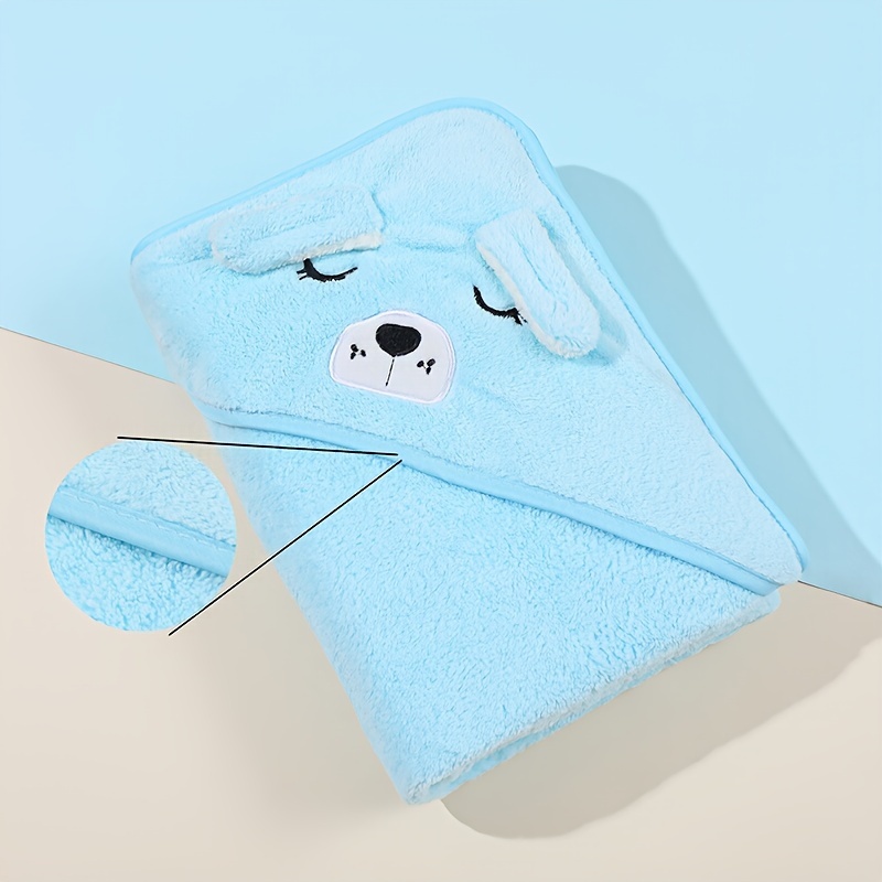 Toddler Baby Hooded Towels Bathrobe Super Soft Bath Towel Newborn Kids  Blanket 