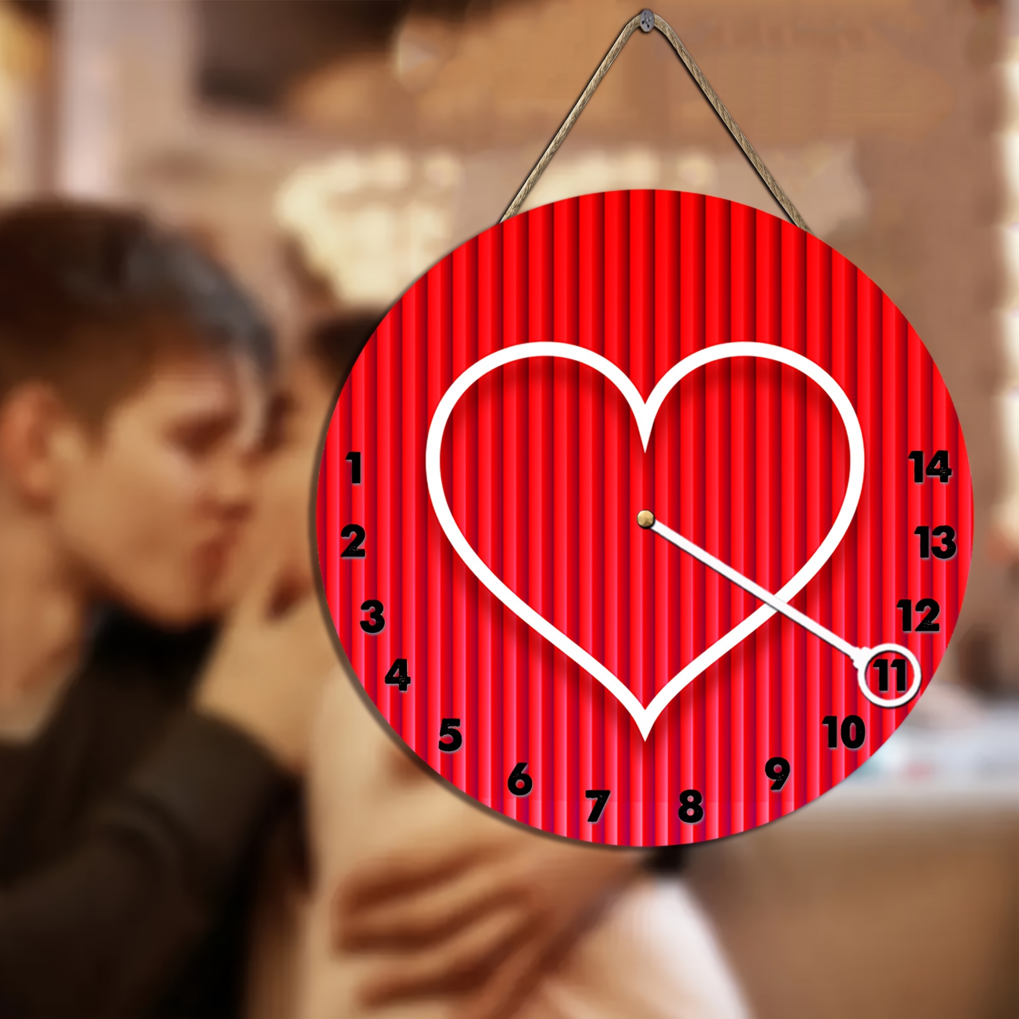 Valentine's Day Advent Calendar Wooden Valentine's Day - Temu